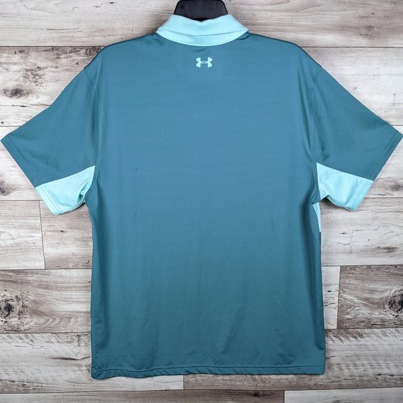 Under Armour* Men's‎ Short Sleeve Straight Hem 3 Button Pullover Polo Shirt~ 2XL - Picture 2 of 12